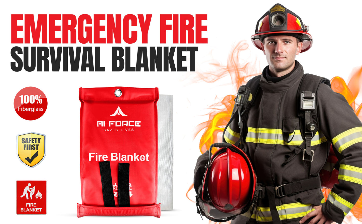 Emergency Fire Blanket - Emergency Fire Blanket from AI Force - Just $19.99! Shop now at AI Force